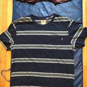 Vans striped pocket t-shirt XL